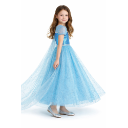 Strój przebranie księżniczka sukienka elsa