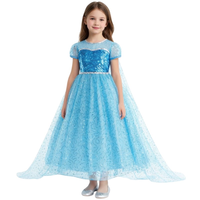 Strój przebranie księżniczka sukienka elsa