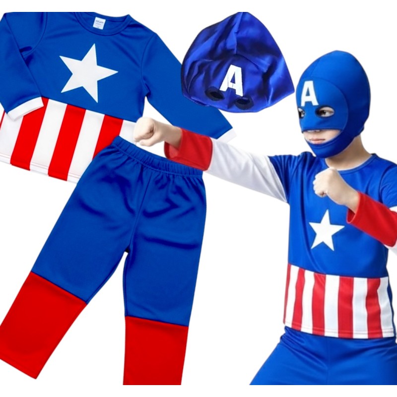 Kostium Superbohatera Captain America strój Kapitan Ameryka