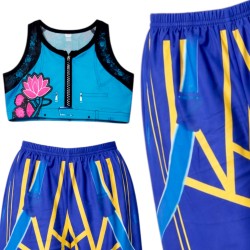 Strój Demon Hunters KPOP Zoey cosplay top i spodnie