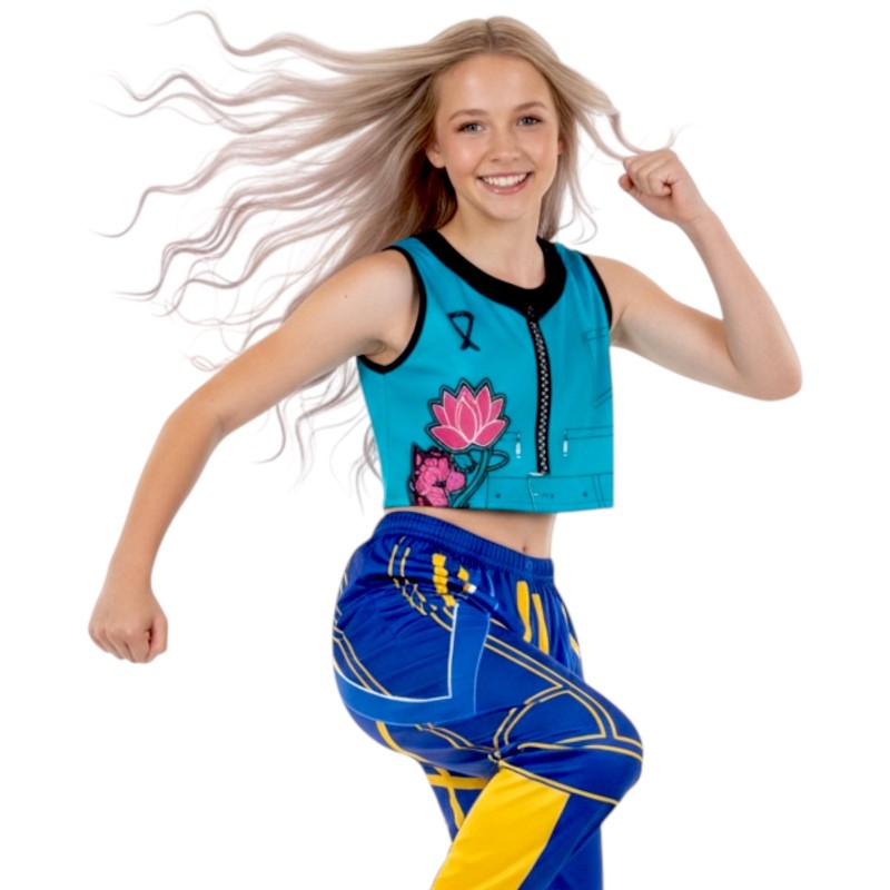 Strój Demon Hunters KPOP Zoey cosplay top i spodnie