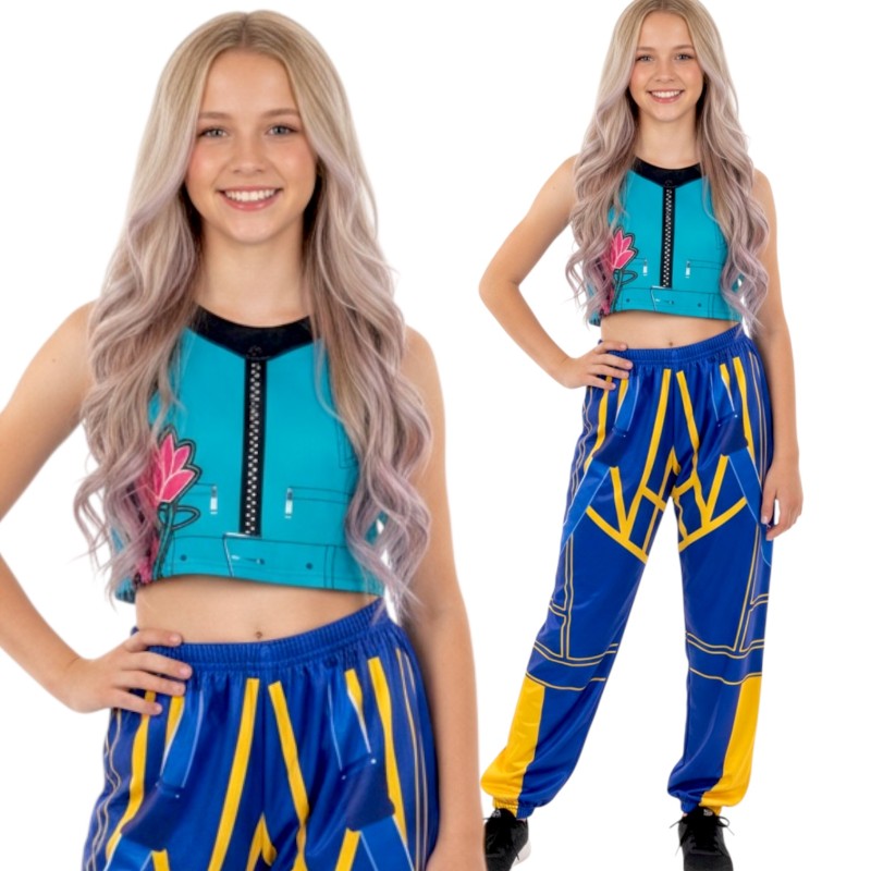 Strój Demon Hunters KPOP Zoey cosplay top i spodnie