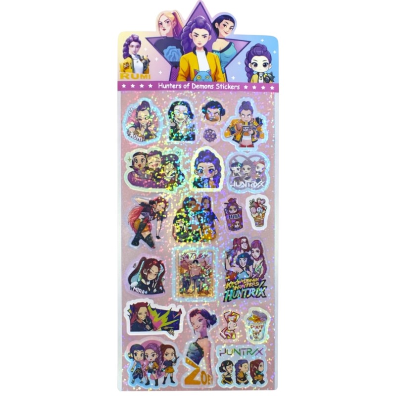 Holograficzne Naklejki KPop Zestaw 21szt