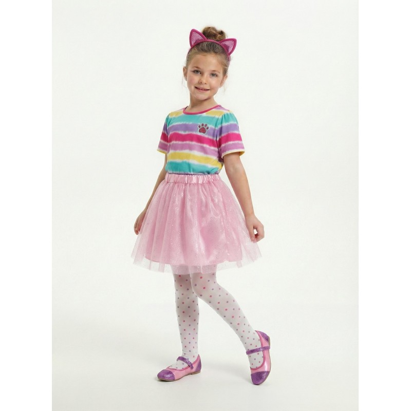 Zestaw tutu z opaską kocie uszy różowy