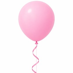 Balony róż lateksowe 10" 25cm różowe