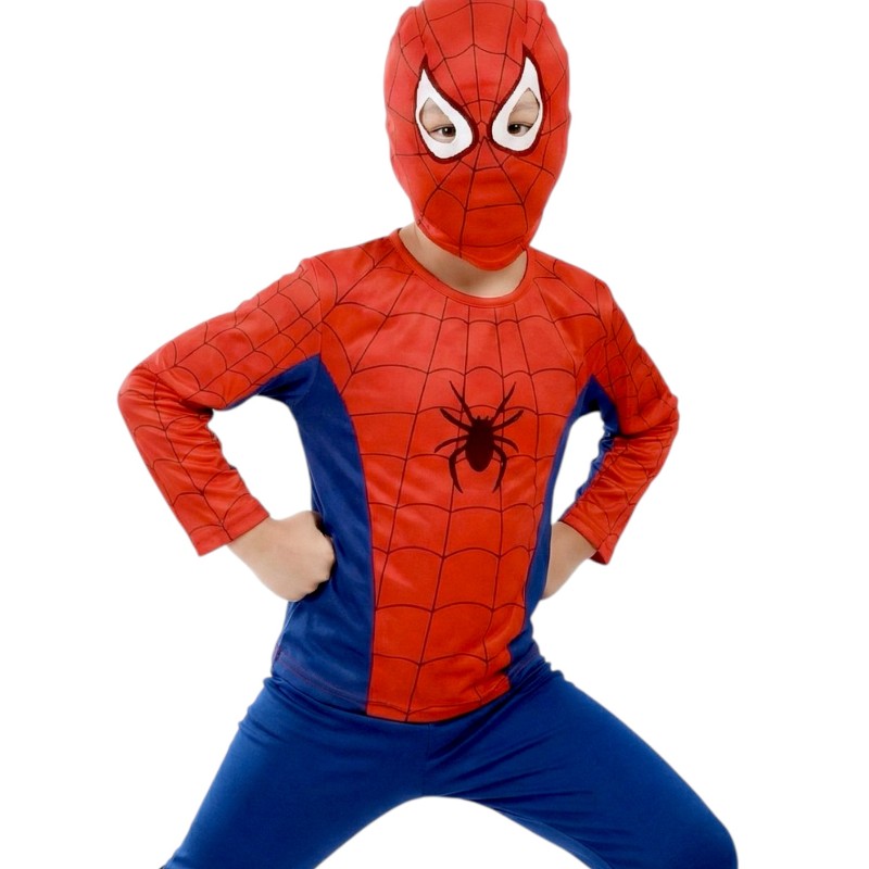 Spiderman Strój Przebranie Maska