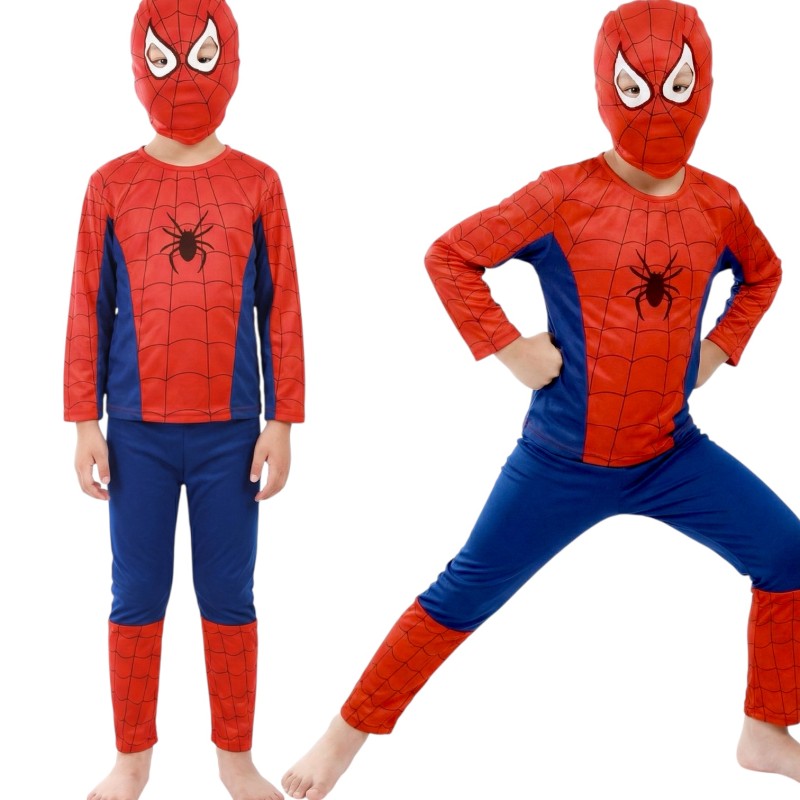 Spiderman Strój Przebranie Maska