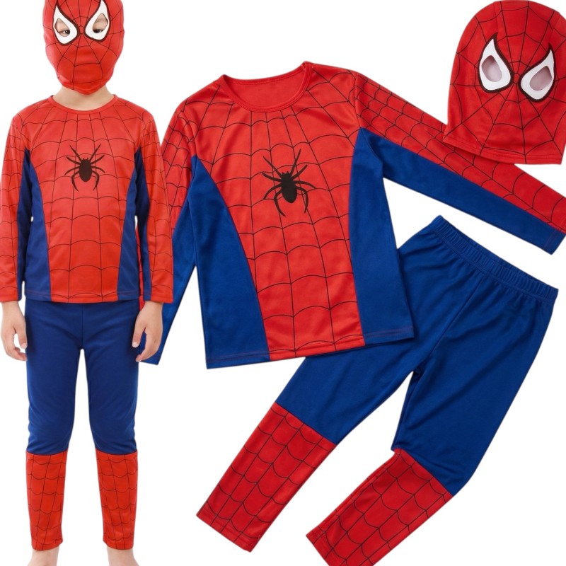 Spiderman Strój Przebranie Maska