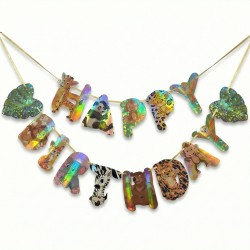 Baner Happy Birthday Forest Party Zwierzątka