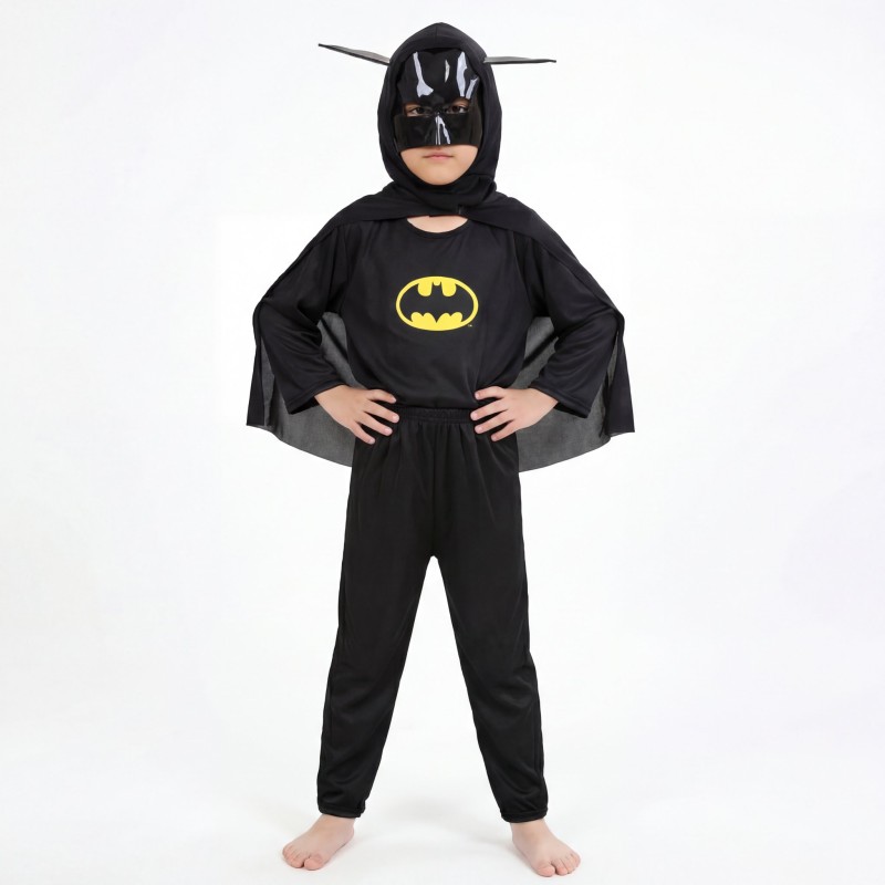 Strój przebranie Batman pelerynka super bohater