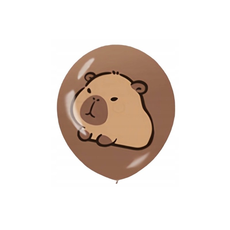 Zestaw Balonów Lateksowych Kapibara 100 sztuk