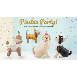 Balon foliowy Pies Pudel 72x84 cm