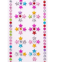 Kolorowe kryształki gwiazdki i cyrkonie 8mm do dekoracji