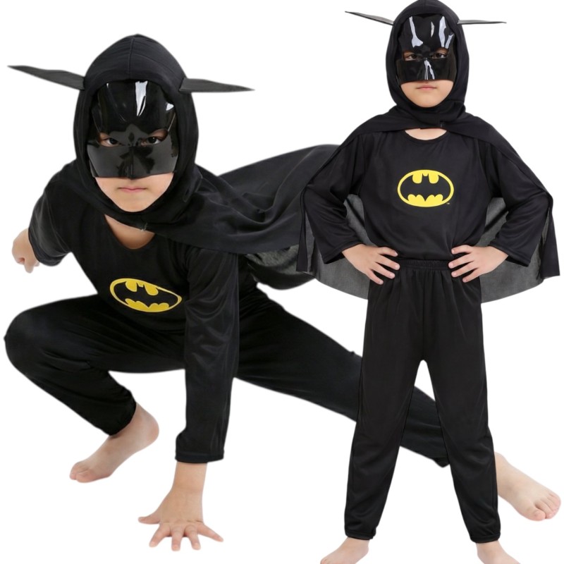 Strój przebranie Batman pelerynka super bohater