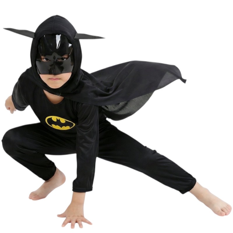 Strój przebranie Batman pelerynka super bohater