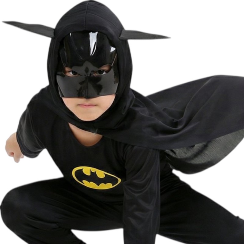 Strój przebranie Batman pelerynka super bohater
