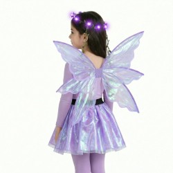 Zestaw Wróżki Holo z LED Skrzydłami i Kryształkami