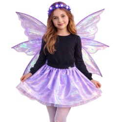 Zestaw Wróżki Holo z LED Skrzydłami i Kryształkami