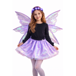 Zestaw Wróżki Holo z LED Skrzydłami i Kryształkami