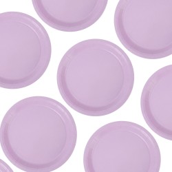 Fioletowe papierowe talerzyki 18 cm 6 szt.