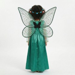 Strój Elfa Wróżki dla Dziecka z Uszkami i Skrzydłami