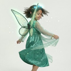 Strój Elfa Wróżki dla Dziecka z Uszkami i Skrzydłami