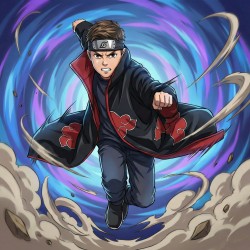 Kostium Ninja Akatsuki z Opaską