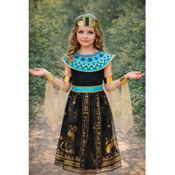 Strój Kleopatra dla Dziecka Sukienka Złota