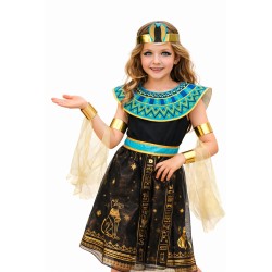 Strój Kleopatra dla Dziecka Sukienka Złota