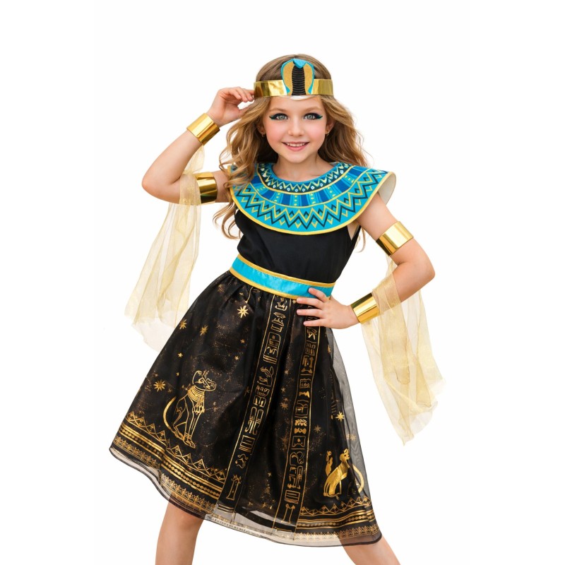 Strój Kleopatra dla Dziecka Sukienka Złota
