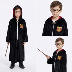 Kostium Harry Potter z Peleryną i Różdżką