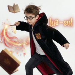 Kostium Harry Potter z Peleryną i Różdżką