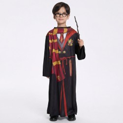 Strój Czarodzieja z Różdżką i Okularami