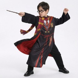 Strój Czarodzieja z Różdżką i Okularami