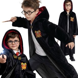 Kostium Harry Potter z Peleryną i Różdżką