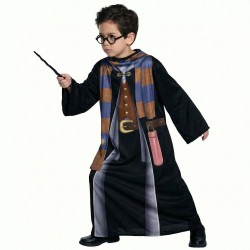 Strój Harry Potter – peleryna czarodzieja z różdżką