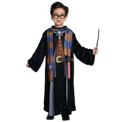 Strój Harry Potter – peleryna czarodzieja z różdżką