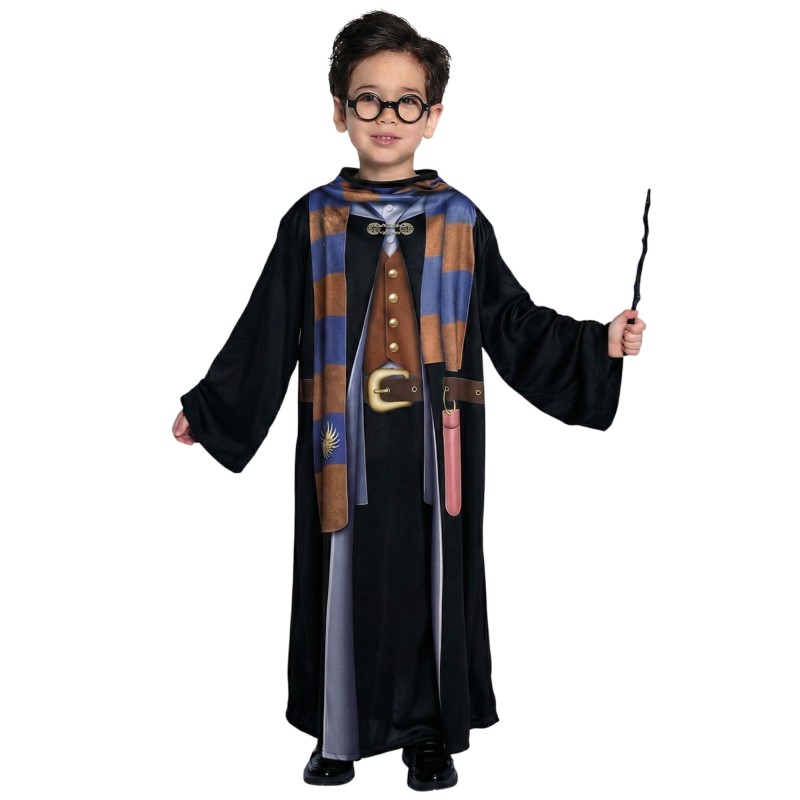 Strój Harry Potter – peleryna czarodzieja z różdżką