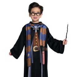 Strój Harry Potter – peleryna czarodzieja z różdżką