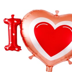 Balon foliowy Serce I Love You 45 cm