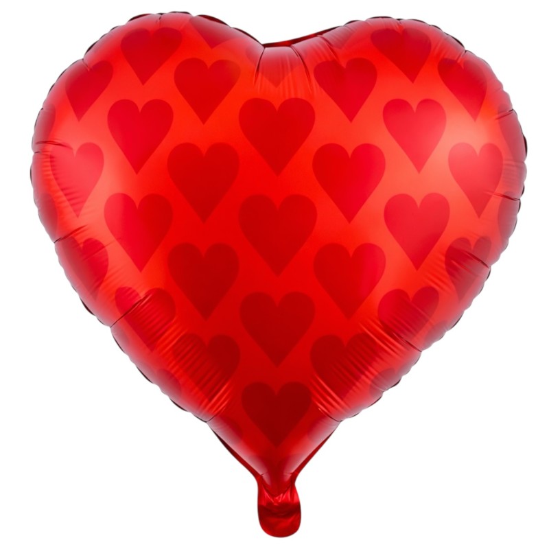 Balon foliowy serce czerwone 45cm