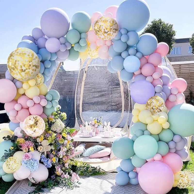 Balony pastelowe mix 23cm 50 sztuk