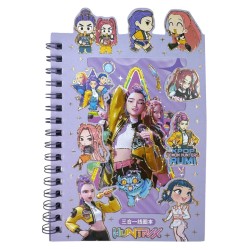 Zestaw Naklejek Kpop z Notatnikiem 336szt