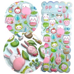 Naklejki 3D Kawaii z...