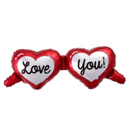 Balon foliowy okulary Love You 98x49 cm