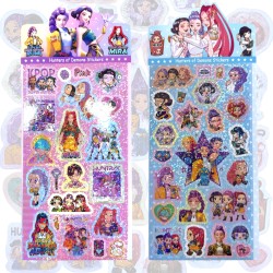 Zestaw Naklejek KPOP Naklejki Demon Hunters 42 szt Hunterx