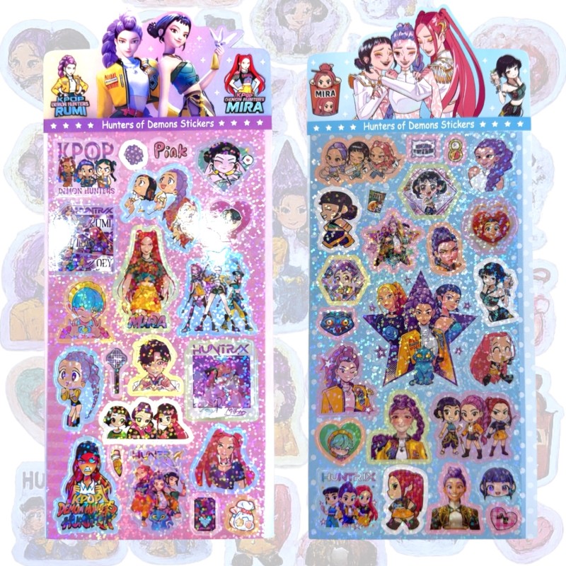Zestaw Naklejek KPOP Naklejki Demon Hunters 42 szt Hunterx