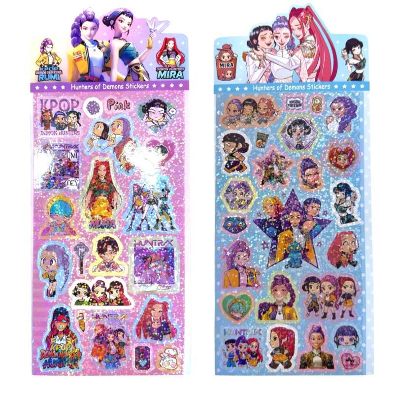 Zestaw Naklejek KPOP Naklejki Demon Hunters 42 szt Hunterx