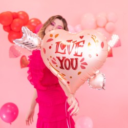 Balon foliowy Serce ze Strzałą 69x54cm 1 szt.