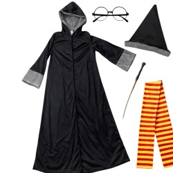 Strój czarodzieja Harry Potter 5-elementowy